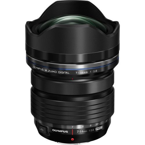 OM SYSTEM Wide-Angle Zoom Lens M.Zuiko Digital ED 7-14mm f/2.8 PRO V313020BU000 for M4/3 Cameras
