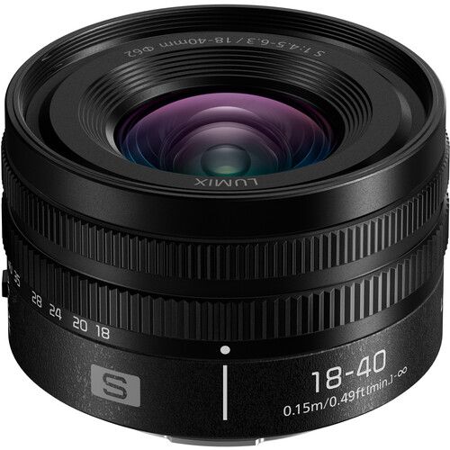 Panasonic Standard Zoom Lens 18-40mm f/4.5-6.3 L-mount S-R1840