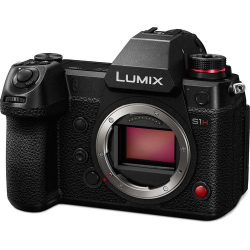 Panasonic Full-Frame Mirrorless Camera Body DC S1HGW-K with 24.2MP Sensor 6K/24p V-Log V-Gamut Black