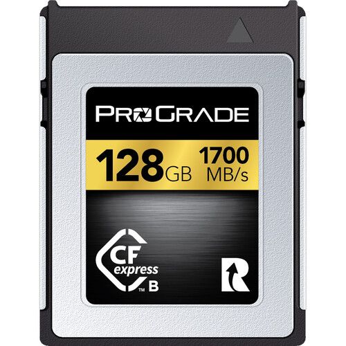 ProGrade Digital Memory Card 128GB CCFexpress 2.0 Type B Gold PGCFX128GAPBH