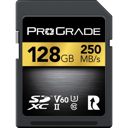 ProGrade Digital Memory Card 128GB SDXC UHS-II V60 PGSD128GBKBH