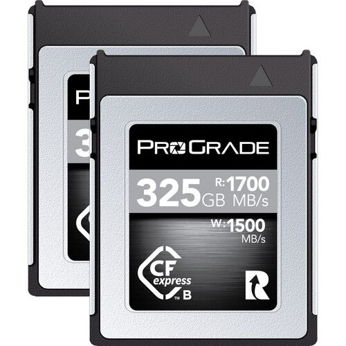 ProGrade Digital Memory Card 325GB CFexpress 2.0 Type B Cobalt 2-Pack PGCFX325GCP2BH
