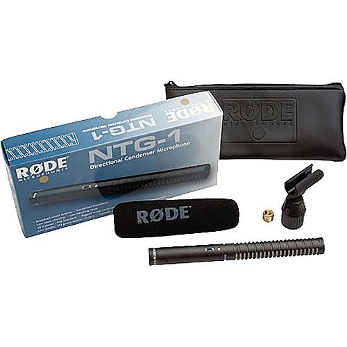 RODE Shotgun Microphone Premium Lightweight Condenser NTG1 for Professional Applications