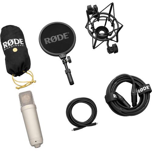 RODE Studio Microphone Large-Diaphragm Cardioid Condenser NT1 5th Generation