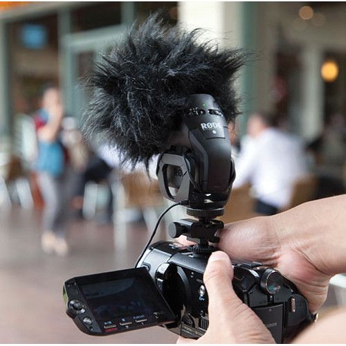 RODE Microphone Deluxe Windshield Artificial Fur DeadKitten for Stereo Microphones