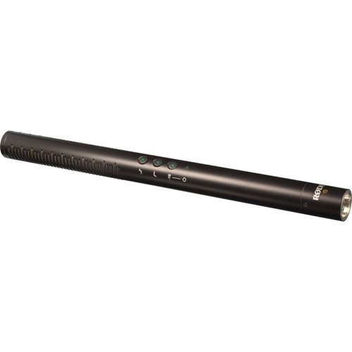 RODE Shotgun Microphone Dual-Powered Rechargeable with Digital Controls NTG4+