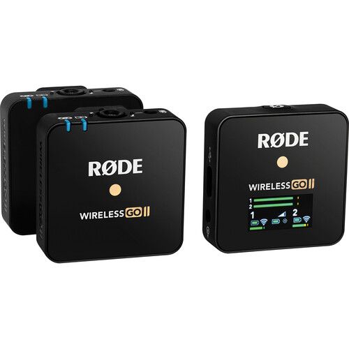 RODE Wireless Microphone System 2-Person Dual-Channel Ultra-Compact Digital Wireless GO II WIGOII