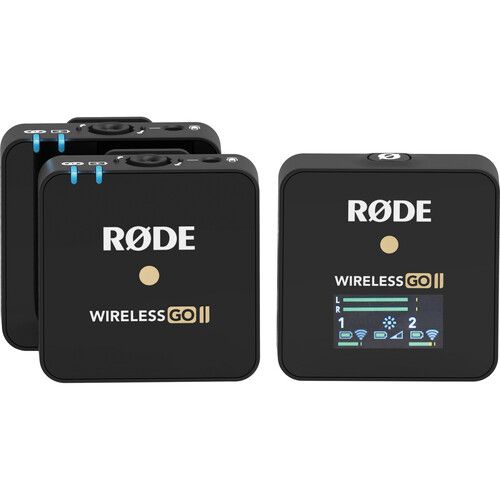 RODE Wireless Microphone System 2-Person Dual-Channel Ultra-Compact Digital Wireless GO II WIGOII