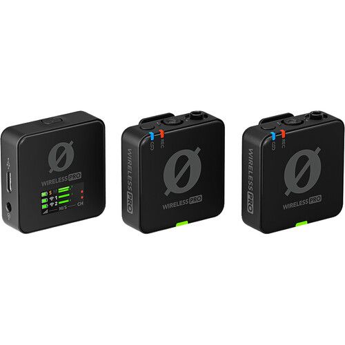RODE Wireless Microphone System 2-Person Clip-On Compact Wireless PRO WIPRO