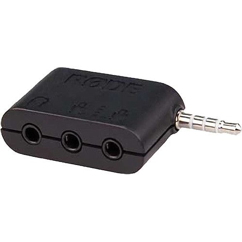 RODE Mobile Audio Adapter Dual TRRS Input and Headphone Output SC6 for Smartphones and Tablets