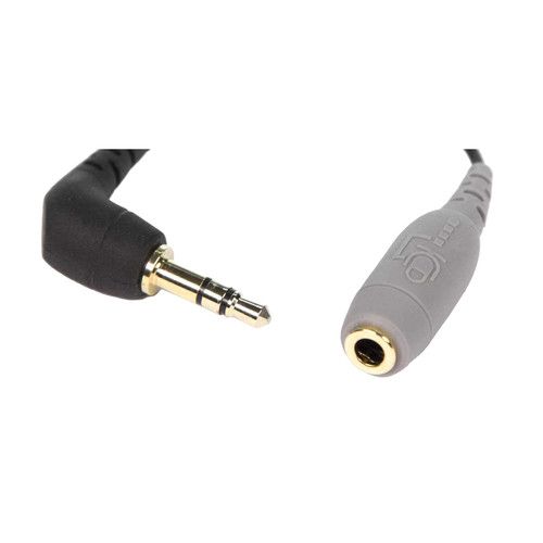 RODE Audio Adapter Cable 3.5mm TRRS Female to 3.5mm Right-Angle TRS Male SC3 for smartLav