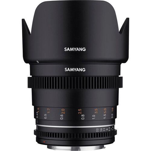 Samyang VDSLR MK2 Standard Prime Lens 50mm f/1.5 for Canon SYDSX50-RF (Black)