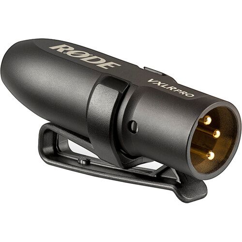 RODE Transformer-Balanced Adapter 3.5mm TRS Female to XLR Male with Phantom Power Converter VXLR PRO