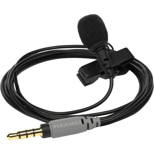 RODE Broadcast-Grade Lavalier Microphone with TRRS Connectors SmartLav+ for Smartphones