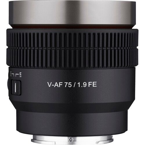 Samyang Cine Auto Focus Prime Lens 75mm T1.9 for Sony E SYCAF75-NEX (Black)