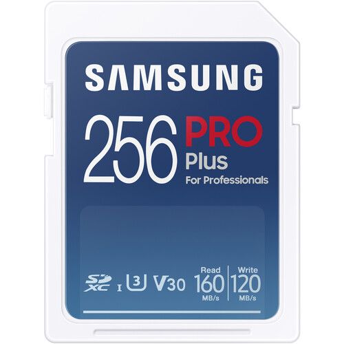 Samsung Memory Card 256GB PRO Plus SDXC UHS-I MB-SD256S/AM