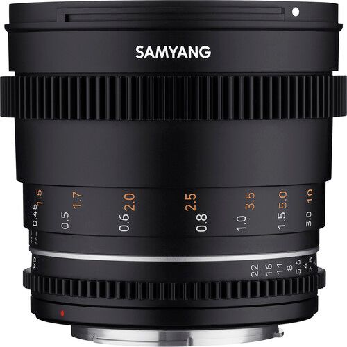 Samyang VDSLR MK2 Standard Prime Lens 50mm f/1.5 for Canon SYDSX50-RF (Black)