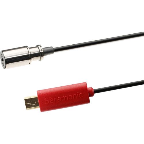 Saramonic Lavalier Microphone USB Clip-on SR-GMX1 for GoPro