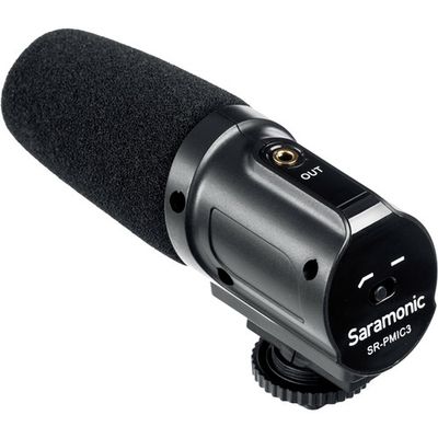 Saramonic Surround Condenser Mic 3-Capsule Integrated Shockmount SR-PMIC3 for DSLR Cameras
