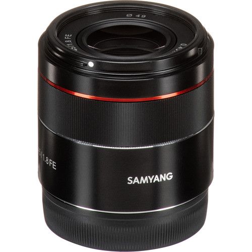 Samyang FE Standard Prime Lens 45mm f/1.8 for Sony E SYIO45AFE (Black)