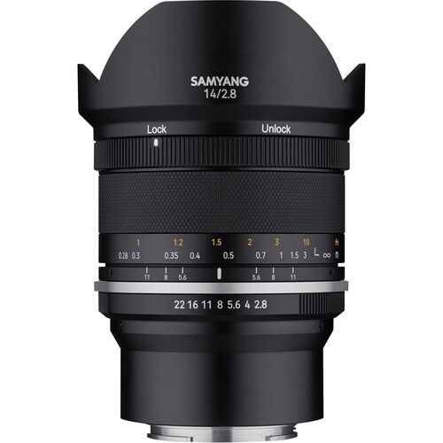 Samyang Wide-Angle Prime Lens MF 14mm f/2.8 MK2 E-mount MK14-E for Sony E