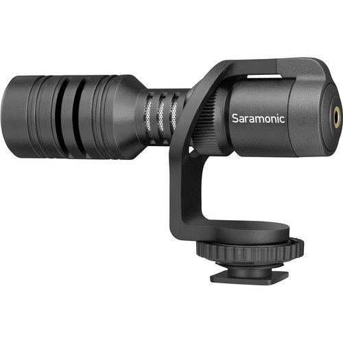 Saramonic Shotgun Microphone On-Camera with TRS/TRRS Cables Vmic Mini for Cameras and Mobile Devices