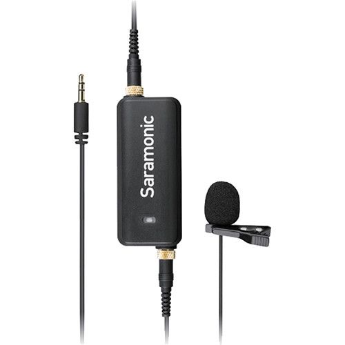 Saramonic Lavalier Microphone Kit with Dual-Channel Audio Mixer LavMic