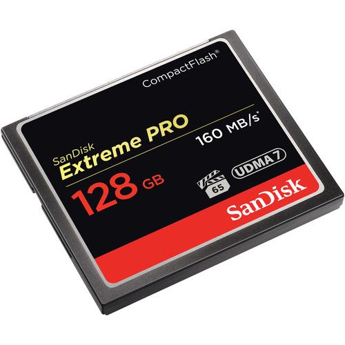 SanDisk Memory Card 128GB Extreme PRO CompactFlash SDCFXPS-128G