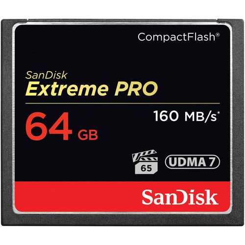 SanDisk Memory Card 64GB Extreme PRO CompactFlash SDCFXPS-064G