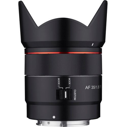 Samyang FE Auto Focus Prime Lens 35mm f/1.8 for Sony E SYIO3518-E (Black)