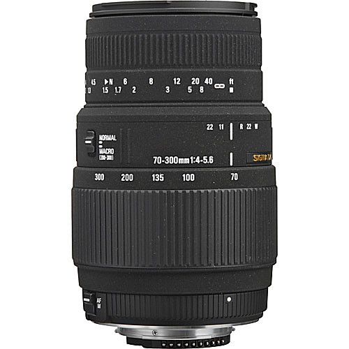 Sigma Macro Zoom Lens 70-300mm F/4-5.6 DG Macro 5A9306 for Nikon F