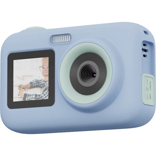 SJCAM Action Camera 44MP 1080p30 UltraHD Dual-Screen 2.4inch Display for Kids FunCam+ (Blue)