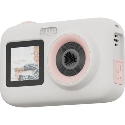 SJCAM Action Camera 44MP 1080p30 UltraHD Dual-Screen 2.4inch Display for Kids FunCam+ (White)