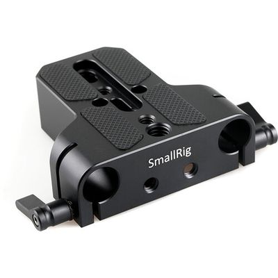 SmallRig Compact Camera Baseplate with Dual 15mm LWS Rod Clamp 1674