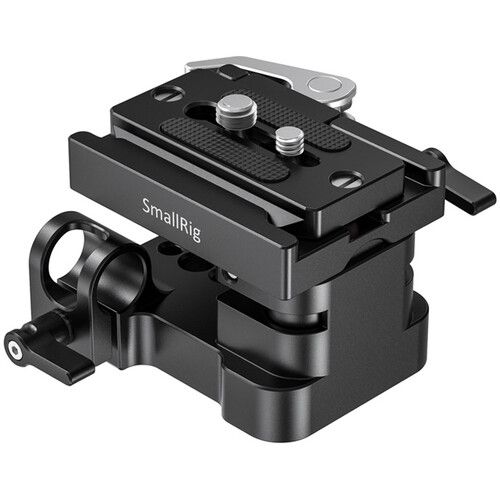 SmallRig Baseplate Universal 15mm LWS Rail Support System with Quick Release Plate 2092B