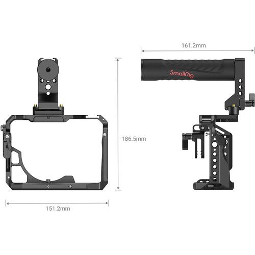 SmallRig Camera Cage Kit with Top Handle 2096D for Sony a7 III and a7R III