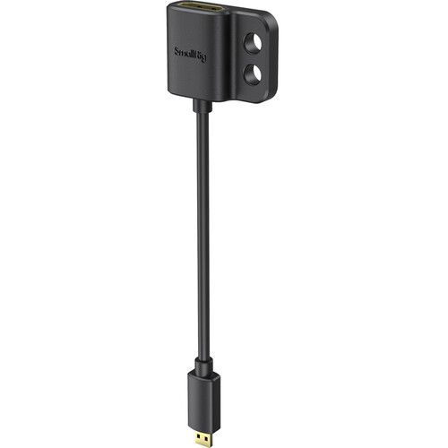SmallRig Micro-HDMI to HDMI Adapter Cable (D to A) Ultra Slim 4K 3021