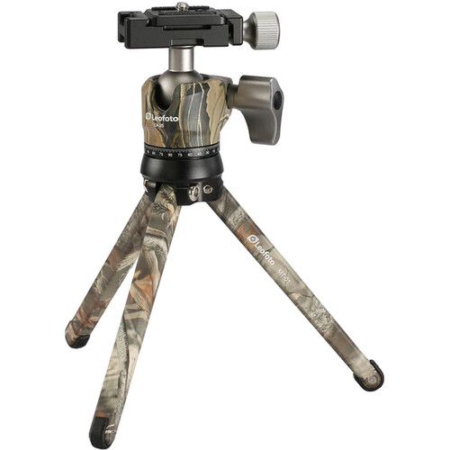 Leofoto Mini Tripod Kit with Ball Head MT-01+LH25 (Camouflage)