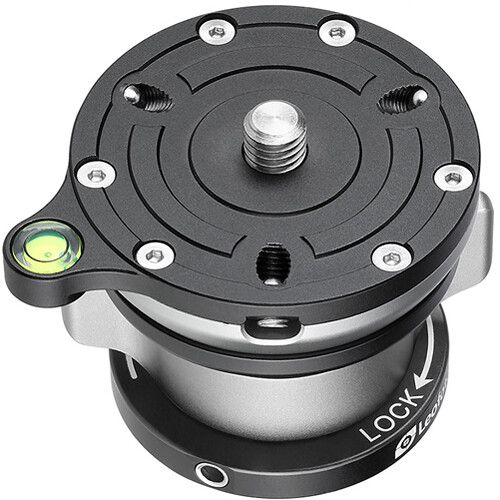 Leofoto Leveling Base with Butterfly Handle with 65mm Plate LB-65