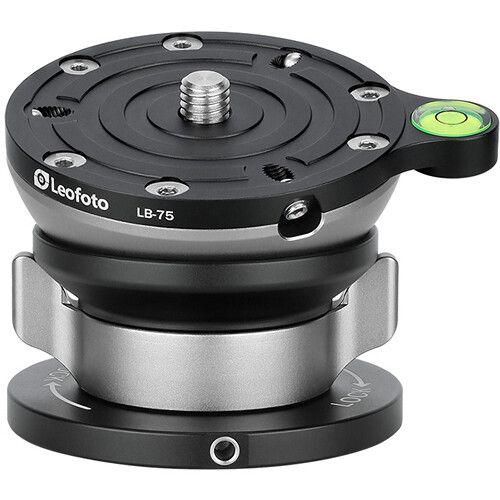 Leofoto Tripod Accessory Leveling Base LB-75 75mm Butterfly Lock