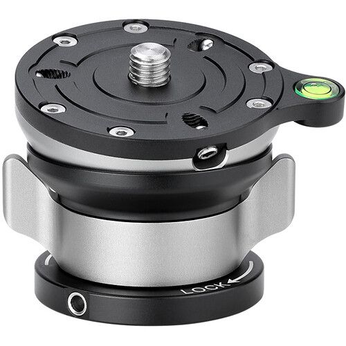 Leofoto Leveling Base with Butterfly Handle with 65mm Plate LB-65