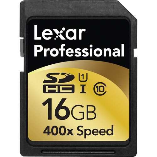 Lexar Memory Card 16GB 400x SDHC UHS-I Class10 LSD16GCTBNA400