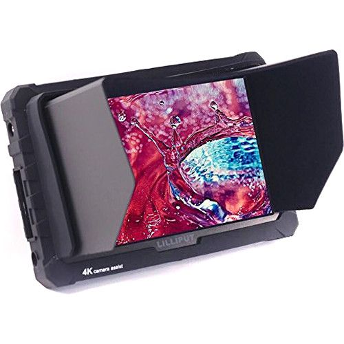 Lilliput Field Monitor 7inch 4K HDMI Full HD A7S (Black Case)