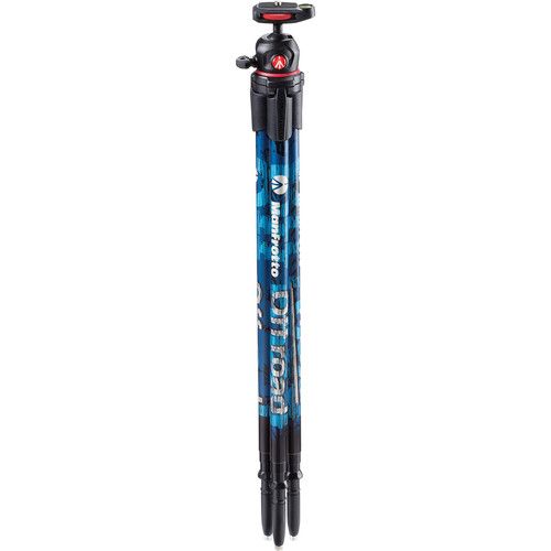 Manfrotto Off Road Aluminum Tripod with Ball Head MKOFFROADB (Blue)