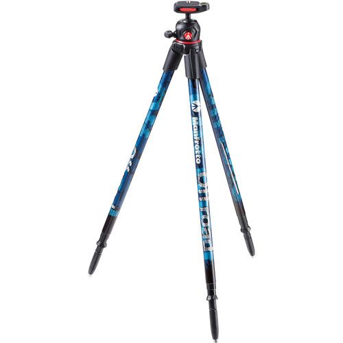 Manfrotto Off Road Aluminum Tripod with Ball Head MKOFFROADB (Blue)