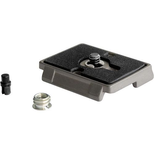 Manfrotto Quick-Release Plate with 1/4inch-20 Screw and 3/8inch Bushing Adapter 200PL