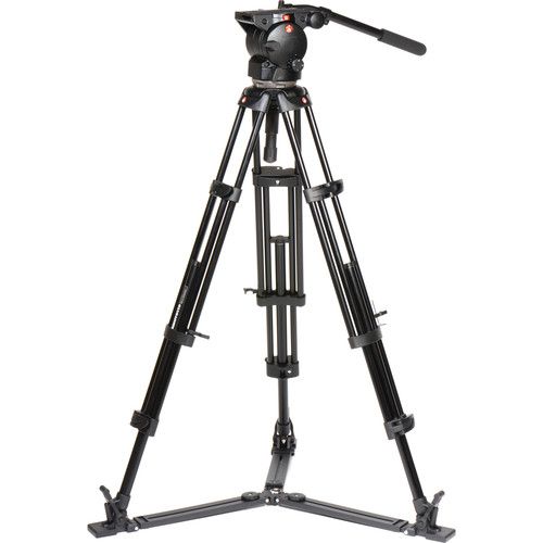 Manfrotto Video Tripod Kit with Fluid Head 526,545GBK
