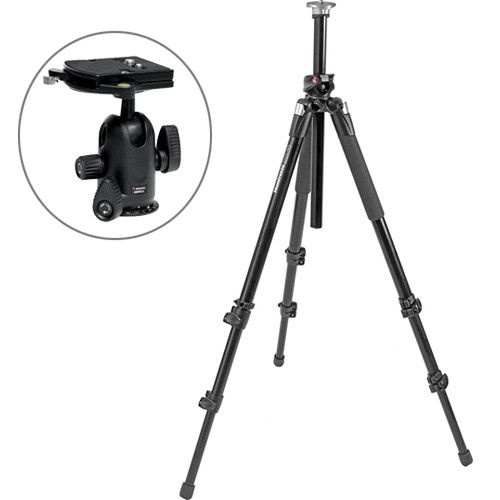 Manfrotto Tripod Kit Aluminium 055XPROB with 498RC4 Midi Ball Head