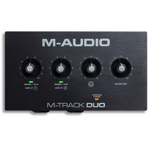 M-Audio USB Audio Interface with 2 Combo Inputs M-Track Duo
