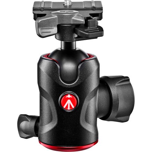 Manfrotto Tripod Center Ball Head 496 with Quick-Release Plate 200PL-PRO